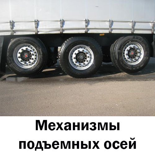 Механизмы подъемных осей